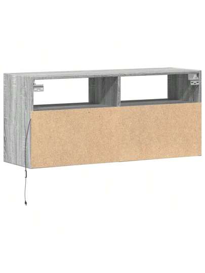 VidaXL TV Wand Unit LED Lighting 100x31x45 Cm Grijs Sonoma view 8