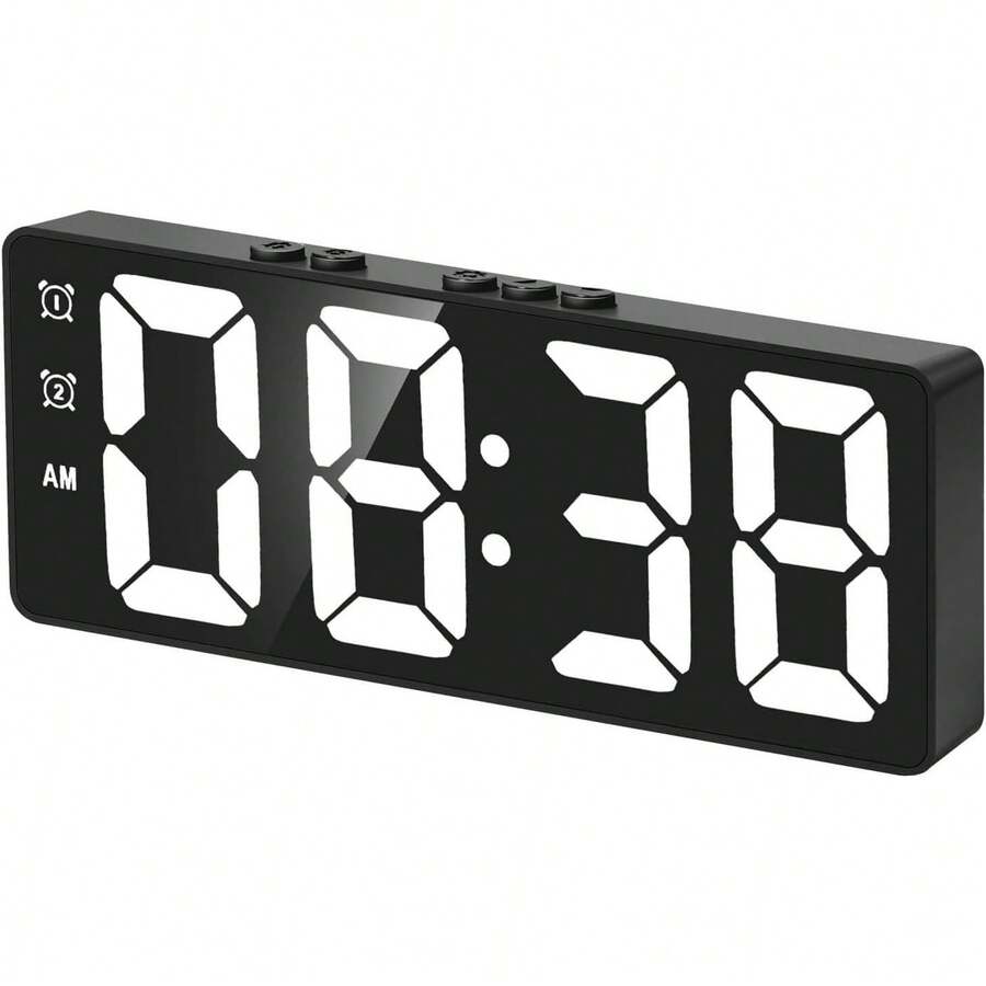 Reloj Despertador Digital con Luminosidad Regulable y Temperatura - 1 - Ver 1