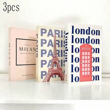 3pcs Foldable Decorative Fake Books, Minimalist Decor Books For Home, Office, Showroom - Multicolor - View 14