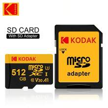 Kodak Memory Card 100MB/S C10 U3 V30 Class10 Micro SD Card With Adapter 32GB/64GB/128GB/256GB C10 Flash Card For Surveillance Car Smartphone Monitor - Black - View 18