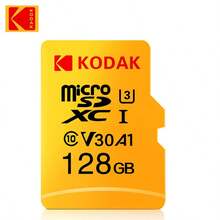 Kodak Original Micro SD Card 32GB Memory Card 64GB MicroSDHC 128GB MicroSDXC MicroSD 256GB C10 U3 TF Flash Cards 100MB/S A1 Class10 UHS-I V30 TF For Mobilephone Game Monitor - Yellow - View 17