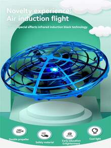 UFO bay lơ lửng thông minh cảm ứng 360° có thể nhào lộn, phát sáng, điều khiển bằng cử chỉ, đồ chơi giáo dục khoa học viễn tưởng tương tác thú vị, thích hợp cho bé trai và bé gái từ 3-12 tuổi làm quà sinh nhật. - Nhiều màu - Xem 9
