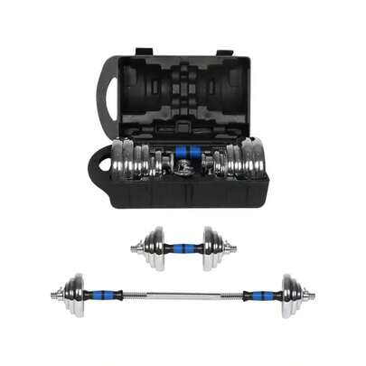 Kit De Mancuernas Pesas Con Barra Discos Ejercicio Gym 20kg FSP_MN-20