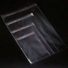 50pcs White Plastic Hanging Card Thick OPP Jewelry Packaging Bags, Christmas Holiday Gift Storage Pouches For Necklaces, Bracelets, Earrings, Jewelry