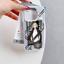 Esta funda de teléfono "Revenge Tokyo" está diseñada específicamente para iPhone 16, 15, 14, 13, 12, 11 Pro Max, X, XR, XS Max, 8 y 7 Plus, con un acabado mate y resistente a los golpes. - Plateado - Ver 6