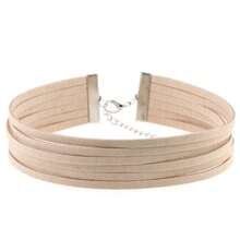 Dây chuyền choker nhung 1/2/5/10 lớp, Dây chuyền nhung nữ, Dây chuyền nhung phong cách Punk, Dây chuyền choker phong cách Gothic tối giản, Dây chuyền nữ, Dây chuyền xương đòn, Trang trí tiệc, Thích hợp cho đeo hàng ngày, dự tiệc, cosplay - Nhiều màu - Xem 17