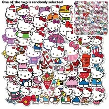 Sanrio 52PCS/ Bag Sanrio Sticker Halloween Q Version Graffiti Sticker Decoration Guitar Notebook Suitcase DIY Waterproof Cartoon Cute Pocket Book Bicycle Sticker Multiple Types Of Optional DIY Belong To Their Own Exclusive Items Wall Decor Room Decor Wall Stickers Wall Sticker Stickers Home Decor