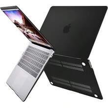 MOSISO Compatible With MacBook Air 13 Inch Case 2022 2021 2020 2019 2018 Release A2337 M1 A2179 A1932 Touch ID, Plastic Hard Shell Cover&Keyboard Cover For MacBook Air 13.3 Inch Case, Airy Blue - 黑色 - 查看 5