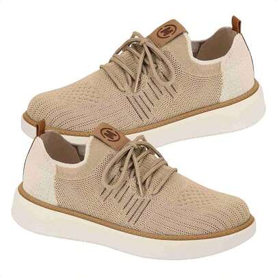 Tênis Sapatênis Infantil Molekinho Knit Moderno Respirável