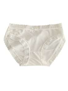 7pcs/Pack Assorted Lace Trim Silky Seamless Panties, Elegant & Comfortable Daily Underwear For Teen Girl