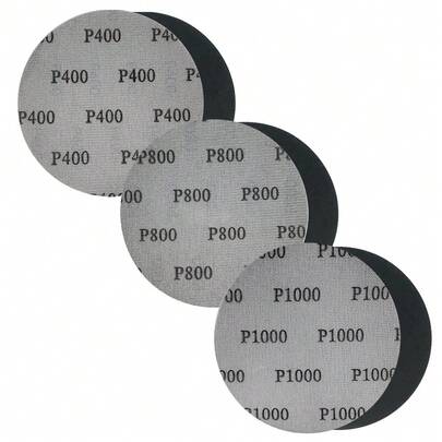 Kit Lixas Polimento 5 Polegadas P400 P800 P1000