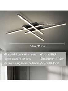 2025年新款卧室吸顶灯，现代简约奢华客厅照明，LED吸顶灯