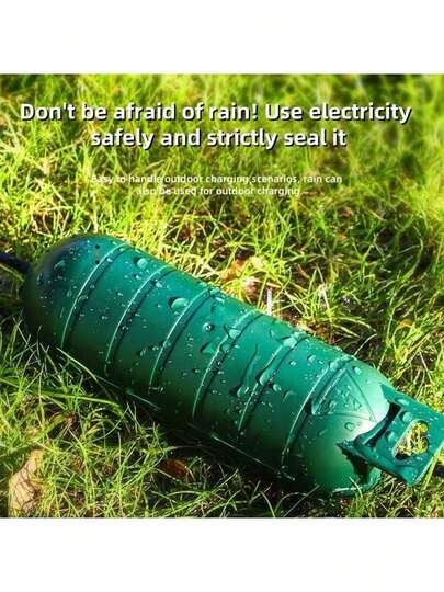 Outdoor Waterproof Junction Box, Plug & Extension Cord Safety Box, Weatherproof Electrical Connection Cover - Outdoor Waterproof Electrical Connection Box, Extension Cord Plug Protector Cover