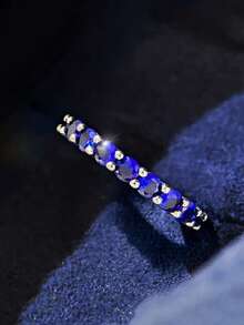 1 Pc High Sparkle Water Drop Row Ring High Carbonite Ring, S925&925 Sterling Silver Elegant Simple And Delicate Women's Rings, Delicate And Unique Design, Suitable For Wedding, Engagement Anniversary Exquisite Women's Jewelry Gift