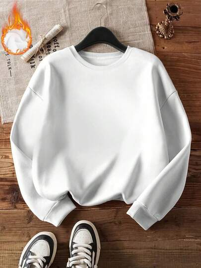 Damska bluza z okrągłym dekoltem, luźna, uniwersalna, modna, retro, preppy, miękka i oddychająca, odpowiednia na zimne dni, bluza z długim rękawem, damska bluza sportowa typu streetwear, bluza z kapturem, włoski Seewater