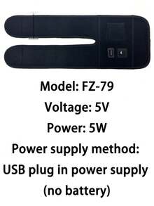 1pc Unisex Electric Heated Knee Pad, Warm Knee Joint Protection, Heating Therapy For Arthritis And Cold Legs