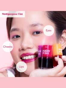 ETUDE 2支装 Dear Darling 唇彩，02 樱桃色，色彩鲜艳亮丽，蕴含保湿石榴和葡萄柚提取物，滋养双唇，韩国彩妆，K-Beauty，9克/0.31盎司*2