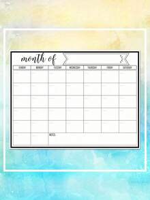 1pc Dry Erase Magnetic Fridge Calendar Whiteboard, Strong Magnet Refrigerator Monthly Planner For Kitchen Organization, Family Meal Planning, Chore Chart, To-Do Lists, School Supplies, Back To School, Non-Ghosting White Surface, Easy Clean, Reusable
