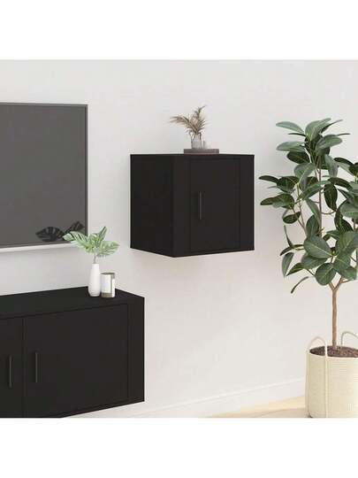 VidaXL TV Wand Units Pcs 40x34.5x40 Cm Zwart view 4