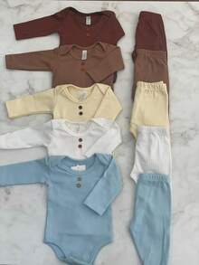 4-Piece Summer And Winter Set For Baby Girl And Boy Comfortable - 男生 - 查看 6