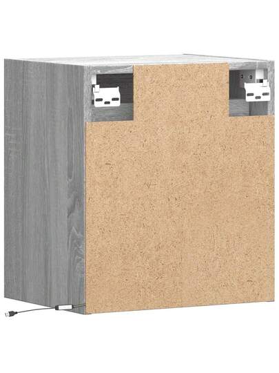 VidaXL TV Wand Units LED Pcs 41x31x45 Cm Grijs Sonoma Oak view 8