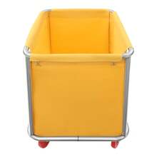 YUNRUX Yellow Laundry Cart, Commercial Laundry Cart With Wheels, Laundry Cart For Home Hotel 90x65x80cm - Yellow - View 8