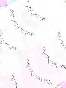 10 szt./zestaw sztucznych rzęs Midsummer Night, niewidoczne, naturalne rzęsy bez makijażu, niezbędne na co dzień dla puszystych dziewczyn (losowa dolna karta)