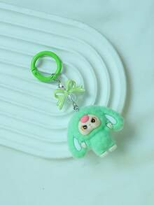 Cute Cartoon Big Ear 3D Keychain, Fashion Bag Charm Accessory Christmas Gift Ideas Bag Charms Car Accessories Teacher Friend Sister