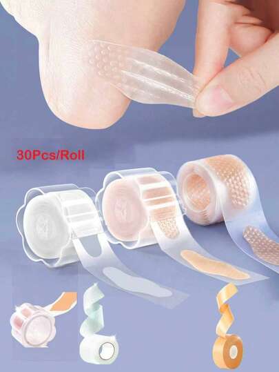 30 pièces Protecteurs de talons en gel - Coussinets adhésifs et doublures de chaussures, Coussinets de pied antidérapants et invisibles anti-frottements pour talons hauts, Protège-talons pour soulager la douleur, Soins des pieds, Coussin et adhérence, Coussinets en gel imperméables pour ampoules aux talons et protection des pieds, Idéal pour les sports et la randonnée Soulagement de la douleur et coussin de soins des pieds Pour l'extérieur, les sports, les voyages, la maison, le bureau, l'école