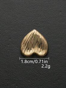 10颗金色金属纽扣，质感优雅，用途广泛，适用于衬衫、开衫、毛衣、夹克、西装、DIY工艺品、礼品包装配件、DIY工艺用品|奢华服饰点缀|高品质金属 - 彩色 - 查看 10
