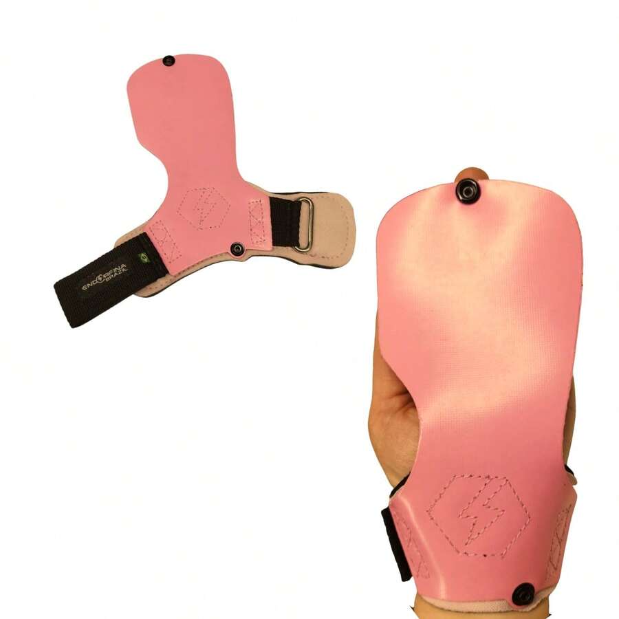 Luva Hand Grip para Crossfit Pull UP Lpo Competition Pronta entrega Profissional - Rosa Bebê - Visão 1