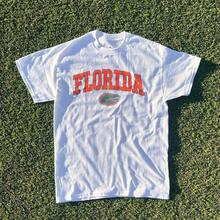 2025 Summer New Short Sleeve Pattern Top ,Vintage Florida State Gators Shirt White New White All Sizes, Shirt Hot   2025New Comfortable Retro Cotton T-Shirt-L91 - 白色 - 查看 1
