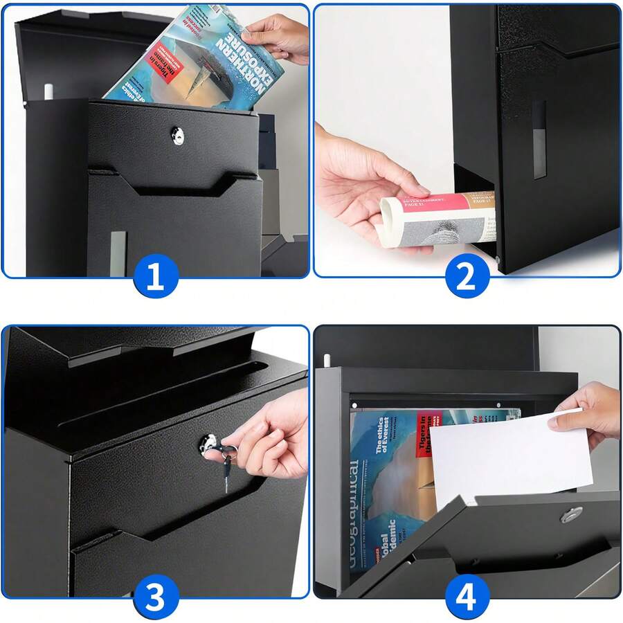 Mailboxes - Black - View 1