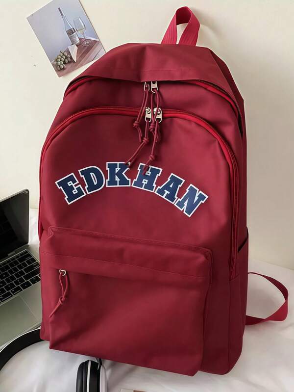 حقيبة ظهر كاجوال واسعة السعة للطلاب والسفر، خفيفة الوزن، بسيطة، حقيبة تسوق كاجوال، جيب أمامي وظيفي محمول، أشرطة كتف قابلة للتعديل، مثالية للمدرسة والعمل والموظفين، حجيرة للكمبيوتر المحمول، للأولاد والرجال، الجامعة، المدرسة الابتدائية والمتوسطة والثانوية، الأنشطة الخارجية، السفر، الرحلات، حقيبة رياضية، حقيبة للتنقل اليومي، أساسيات العودة إلى المدرسة