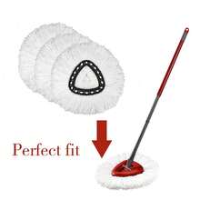 3 Pcs Mop Head Replacement For O-Cedar Spin Mop, EasyWring Microfibers Mop Refill Heads