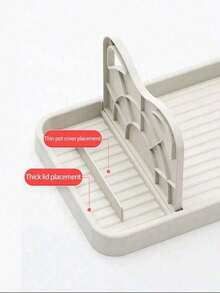 1 buc suport pentru capac de bucătărie, suport pliabil pentru ustensile de bucătărie pentru linguri, spatule și cuțite, raft de depozitare, pliabil, depozitare, organizator de bucătărie, organizator, articole de bucătărie, decor cameră, decor casă.