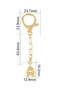 MECYLIFE 1pc Personalized Mini Bubble Letter Keychain, Versatile Accessory For Women Bags Halloween Accessories Teachers Day Christmas Gift Ideas Bag Accessories Lanyards With Id Holder Car Accessories Bag Charms Car Friend Sister - Mini Letters - View 29