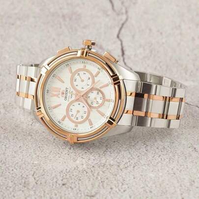 Orient Đồng hồ nam Eastern FUZ01001W đa chức năng, bền bỉ, chạy máy quartz, hiển thị ngày và thứ.