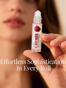 10 ml/0,34 fl oz Parfum phéromone charmant aux cerises pour femmes - Design mini portable à bille, parfum frais de fleurs de cerisier, cadeau parfait pour Noël, la Saint-Valentin et les fêtes - Parfum de cerise - Voir 8