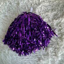2/4/6/12pcs Cheerleading Flower Pom Poms, Cheerleading Pompoms Dance & Sports Accessories