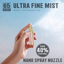 Perfume Travel Refillable Bottle, 5ml Glitter Leather Atomizer Perfume, Portable Size Cologne Sprayer, Fragrance Spray Bottle Woman Man Essentials Pink - Hồng - Xem 2