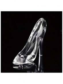 Zapatos de tacón alto de cristal, adorno de zapato de cristal para regalo - Multicolor - Ver 1