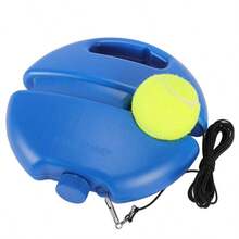 Entrenador de tenis individual portátil con pelota de rebote y cuerda para práctica de tenis por cuenta propia para adultos, estudiantes y principiantes - Multicolor - Ver 8