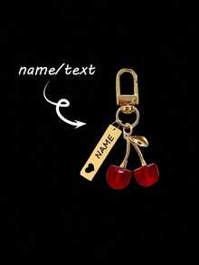 1pc Customized Metal Sakura Flower Keychain, Lightweight And Graceful Sakura Design With Tag Accessory, Suitable For Bag, Car Keys, Couple & Holiday Gifts,Delicate Romance,Warm Ambience, Autumn Home Refresh, Home Harmony,Chic Design - Multicolor - View 10