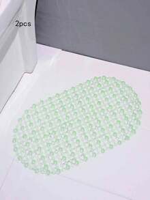 1/2/4pcs Anti-Slip Suction Cup Bath Mats - Waterproof Shower And Toilet Rugs, Plastic, Available In Mixed Colors/Pink/Blue, Bathroom Mats | Wet Environment Pads | Bathroom Carpets, Bathroom Accessories Home Bathroom Decor Fall Decor Back To School - Bathroom Anti-slip Mat - View 17