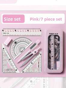 Scatola regalo con set di strumenti geometrici a forma di macaron, include una colorata scatola di latta e un set completo di strumenti da disegno, adatta come regalo per studenti, per il ritorno a scuola. Regalare la "Scatola geometrica Macaron" con benedizioni è un must per gli studenti e per chi cerca regali pratici durante il periodo del ritorno a scuola e per scambiare regali, trasmettendo la cancelleria pratica che accompagna l'apprendimento. Adatto per Ognissanti, compleanni, Natale, Capodanno, vacanze invernali, decorazioni natalizie, accessori per la scrivania di casa, regali di Natale, decorazioni autunnali per la casa.