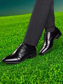 Scarpe Oxford da uomo, scarpe eleganti da cerimonia per matrimoni, affari, feste, banchetti e ufficio