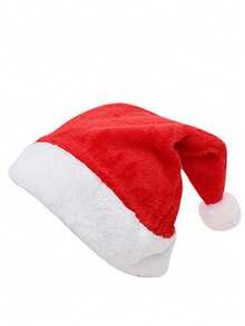 Christmas Plush Hat, Adult & Kids Christmas Hat For Family Gathering, Christmas Decoration