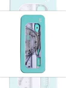 Scatola regalo con set di strumenti geometrici a forma di macaron, include una colorata scatola di latta e un set completo di strumenti da disegno, adatta come regalo per studenti, per il ritorno a scuola. Regalare la "Scatola geometrica Macaron" con benedizioni è un must per gli studenti e per chi cerca regali pratici durante il periodo del ritorno a scuola e per scambiare regali, trasmettendo la cancelleria pratica che accompagna l'apprendimento. Adatto per Ognissanti, compleanni, Natale, Capodanno, vacanze invernali, decorazioni natalizie, accessori per la scrivania di casa, regali di Natale, decorazioni autunnali per la casa.