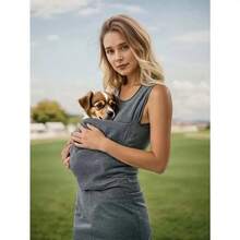 宠物狗背包，便携式宠物猫狗背包，可调节宠物前置猫狗背包，适合中小型犬和猫，宠物户外旅行套装，适合露营、徒步旅行和旅行。随时随地准备餐食，舒适无忧！“猫咪背包自行车拖车”